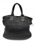 BARNEYS NEWYORKバーニーズ・ニューヨーク）の古着「イントレチャート2WAYバッグ」｜ブラック