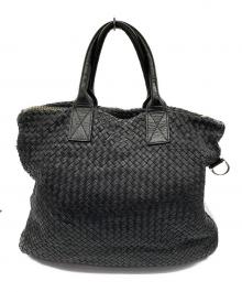BARNEYS NEWYORK（バーニーズ・ニューヨーク）の古着「イントレチャート2WAYバッグ」｜ブラック