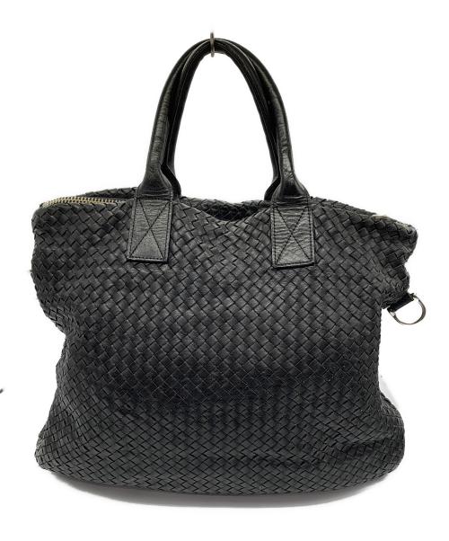 BARNEYS NEWYORK（バーニーズ・ニューヨーク）BARNEYS NEWYORK (バーニーズ・ニューヨーク) イントレチャート2WAYバッグ ブラックの古着・服飾アイテム