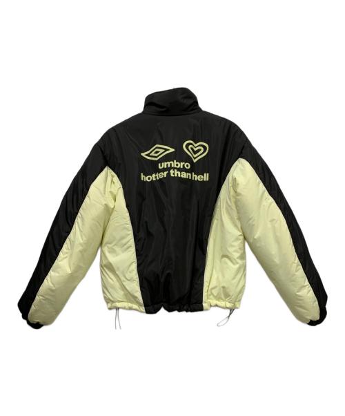 UMBRO（アンブロ）UMBRO (アンブロ) HTH (エイチティーエイチ) 中綿ジャケット ブラック×ベージュ サイズ:SIZE Freeの古着・服飾アイテム