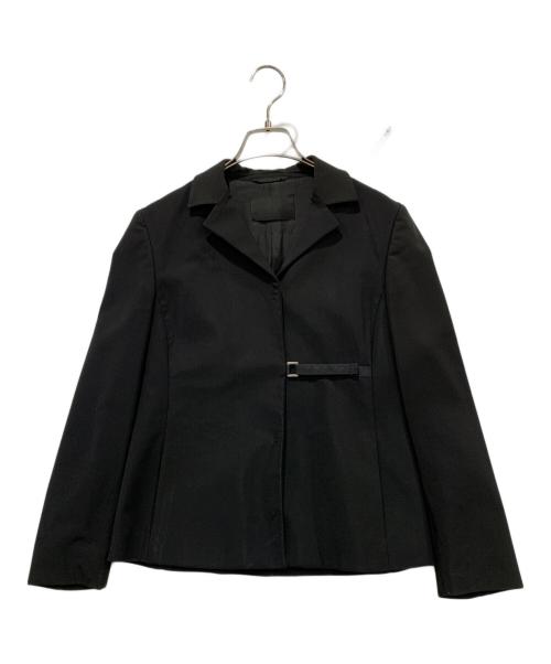 PRADA（プラダ）PRADA (プラダ) テーラードジャケット ブラック サイズ:SIZE 40の古着・服飾アイテム