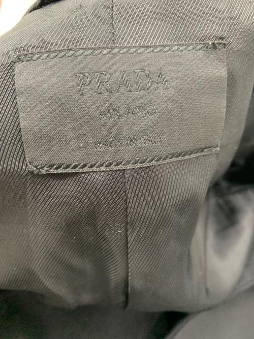 PRADA（プラダ）PRADA (プラダ) テーラードジャケット ブラック サイズ:SIZE 40の古着・服飾アイテム