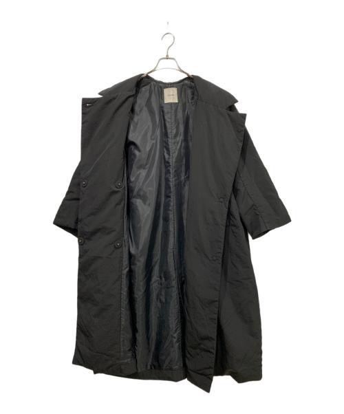 CLANE（クラネ）CLANE (クラネ) カラーダウンチェスターコート ブラック サイズ:SIZE 0の古着・服飾アイテム