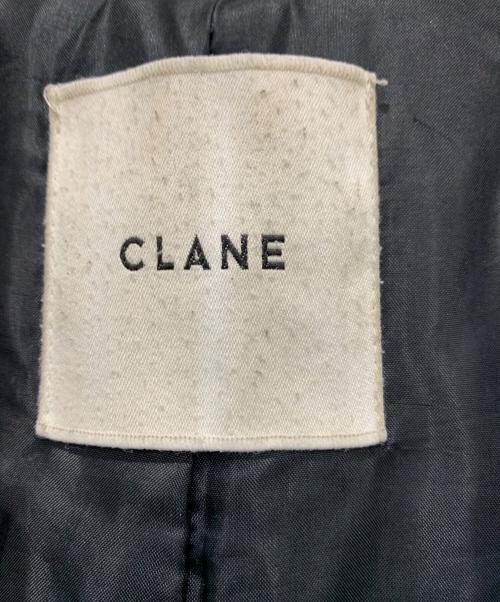 CLANE（クラネ）CLANE (クラネ) カラーダウンチェスターコート ブラック サイズ:SIZE 0の古着・服飾アイテム