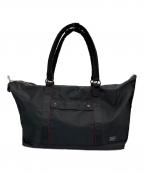 PORTER×ILSポーター×イル）の古着「エルファイン ボストンバッグ」｜ブラック×レッド