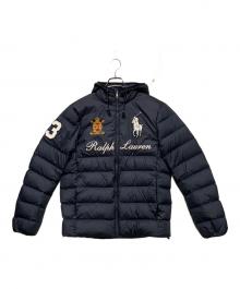 POLO RALPH LAUREN（ポロ・ラルフローレン）の古着「ダウンジャケット」｜ネイビー