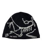 ARC'TERYXアークテリクス）の古着「BIRD HEAD TOQUE」｜ブラック×ホワイト