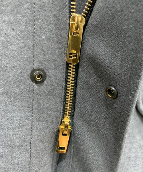 THE RERACS（ザ リラクス）THE RERACS (ザ リラクス) ウールフーデッドコート グレー サイズ:SIZE 38の古着・服飾アイテム