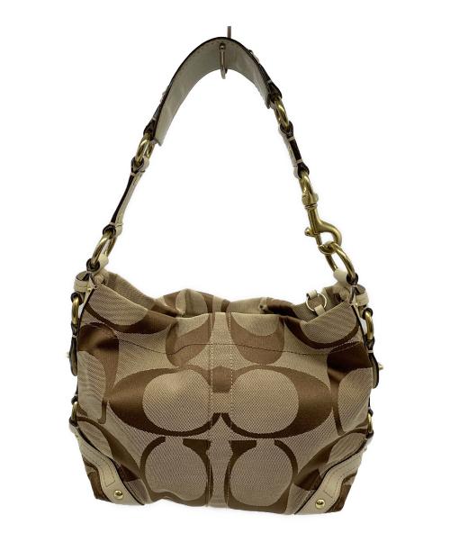 COACH（コーチ）COACH (コーチ) ワンショルダーバッグ ベージュの古着・服飾アイテム