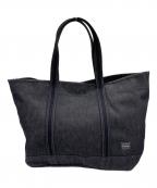 PORTER GIRLポーターガール）の古着「BOYFRIEND TOTE DENIM」｜インディゴ