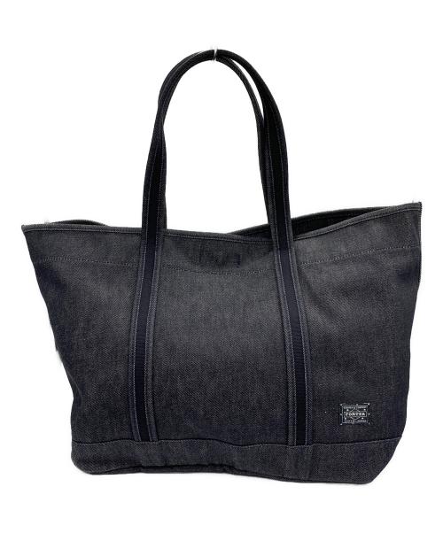 PORTER GIRL（ポーターガール）PORTER GIRL (ポーターガール) BOYFRIEND TOTE DENIM インディゴの古着・服飾アイテム