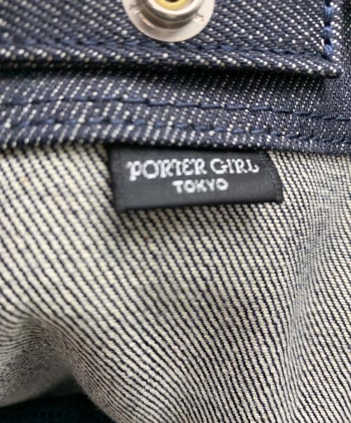 PORTER GIRL（ポーターガール）PORTER GIRL (ポーターガール) BOYFRIEND TOTE DENIM インディゴの古着・服飾アイテム