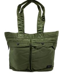 PORTER（ポーター）の古着「トートバッグ　タンカー」｜グリーン