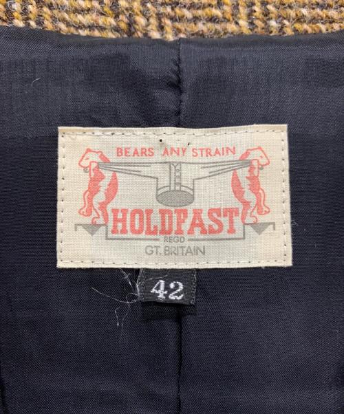 HOLDFAST（ホールドファスト）HOLDFAST (ホールドファスト) Harris Tweed (ハリスツイード) ウールジャケット ブラウン サイズ:SIZE 42の古着・服飾アイテム