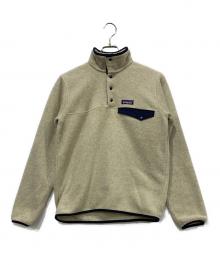 Patagonia SYNCHILLA（パタゴニア シンチラ）の古着「ライトウェイト・シンチラ・スナップT・プルオーバー」｜アイボリー