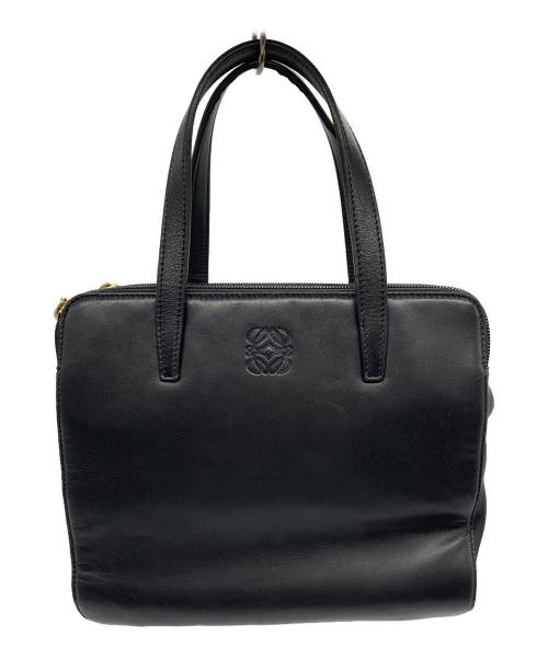 LOEWE（ロエベ）LOEWE (ロエベ) アナグラム　ハンドバッグ ブラックの古着・服飾アイテム