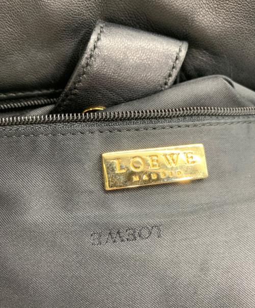 LOEWE（ロエベ）LOEWE (ロエベ) アナグラム　ハンドバッグ ブラックの古着・服飾アイテム