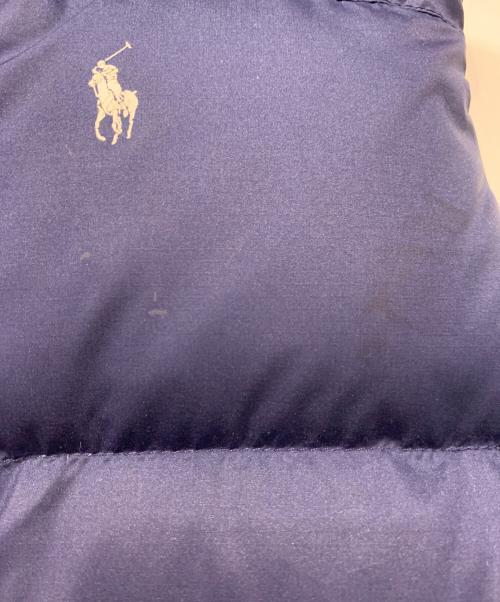 POLO RALPH LAUREN（ポロ・ラルフローレン）POLO RALPH LAUREN (ポロ・ラルフローレン) ダウンベスト レッド×ネイビー サイズ:14-16(L)の古着・服飾アイテム