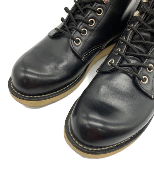 RED WING（レッドウィング）RED WING (レッドウィング) 6-inch Classic Round ブラック サイズ:6.5(US)の古着・服飾アイテム