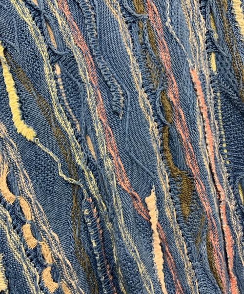 coogi BLUES（クージー）coogi BLUES (クージー) 3Dニット ブルー サイズ:SIZE Mの古着・服飾アイテム