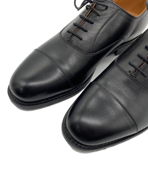 SCOTCH GRAIN（スコッチグレイン）SCOTCH GRAIN (スコッチグレイン) ストレートチップシューズ ブラック サイズ:24cmの古着・服飾アイテム