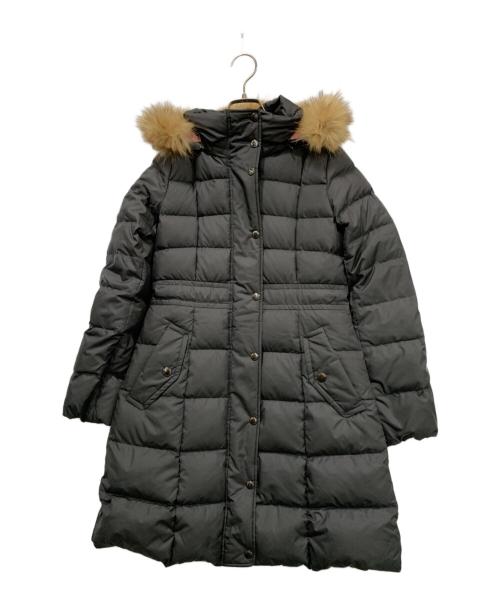 BLUE LABEL CRESTBRIDGE（ブルーレーベルクレストブリッジ）BLUE LABEL CRESTBRIDGE (ブルーレーベルクレストブリッジ) ダウンコート ブラック サイズ:SIZE 38の古着・服飾アイテム