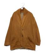 ISSEY MIYAKEイッセイミヤケ）の古着「ニットジャケット」｜ブラウン
