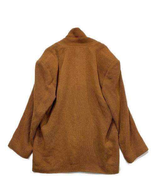 ISSEY MIYAKE（イッセイミヤケ）ISSEY MIYAKE (イッセイミヤケ) ニットジャケット ブラウン サイズ:SIZE Lの古着・服飾アイテム