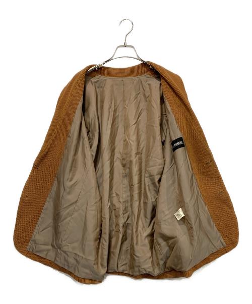 ISSEY MIYAKE（イッセイミヤケ）ISSEY MIYAKE (イッセイミヤケ) ニットジャケット ブラウン サイズ:SIZE Lの古着・服飾アイテム