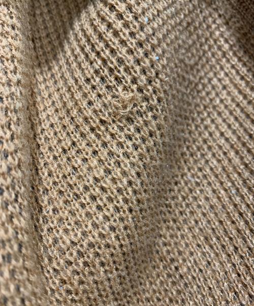 ISSEY MIYAKE（イッセイミヤケ）ISSEY MIYAKE (イッセイミヤケ) ニットジャケット ブラウン サイズ:SIZE Lの古着・服飾アイテム