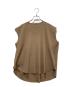 ISSEY MIYAKE me（イッセイ ミヤケ ミー）の古着「ISSEY MIYAKE me ノースリーブブラウス」｜ベージュ