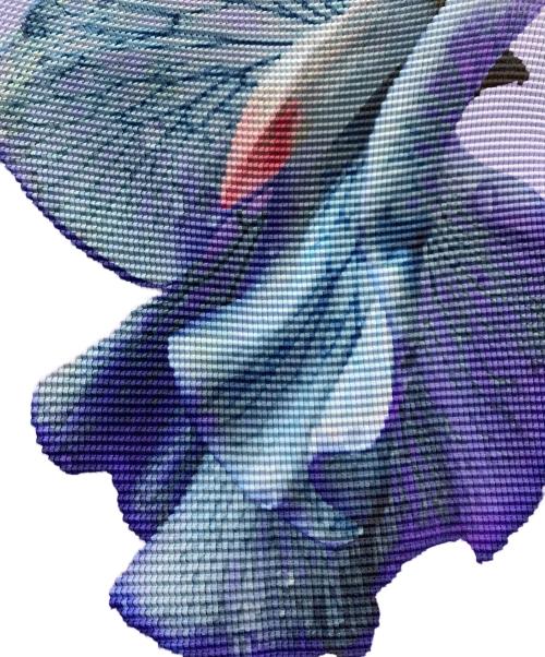 ISSEY MIYAKE me（イッセイ ミヤケ ミー）ISSEY MIYAKE me (イッセイ ミヤケ ミー) 薄手ニット パープル サイズ:SIZE Freeの古着・服飾アイテム