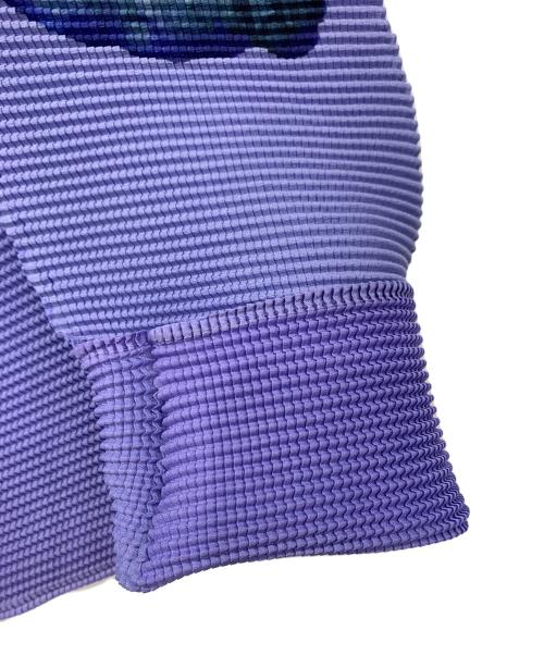 ISSEY MIYAKE me（イッセイ ミヤケ ミー）ISSEY MIYAKE me (イッセイ ミヤケ ミー) 薄手ニット パープル サイズ:SIZE Freeの古着・服飾アイテム