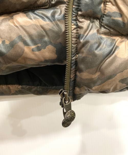 Pyrenex（ピレネックス）Pyrenex (ピレネックス) ダウンジャケット グリーン×ベージュ サイズ:XSの古着・服飾アイテム