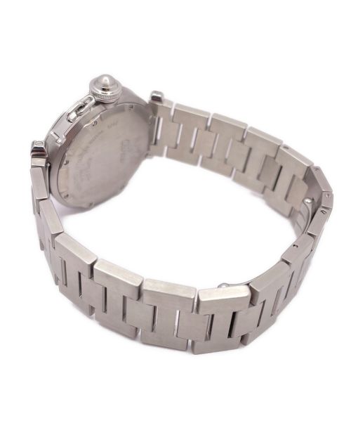 Cartier（カルティエ）Cartier (カルティエ) パシャC ビッグデイト ホワイトの古着・服飾アイテム