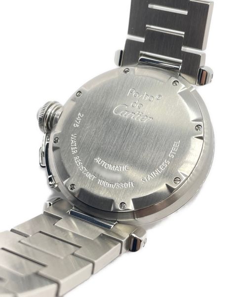 Cartier（カルティエ）Cartier (カルティエ) パシャC ビッグデイト ホワイトの古着・服飾アイテム