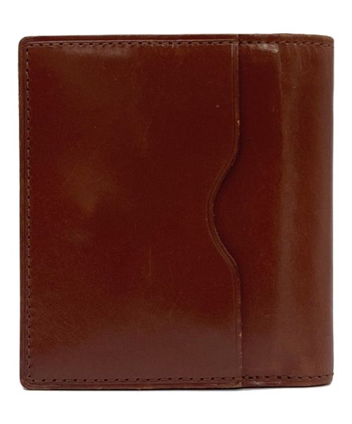 GANZO（ガンゾ）GANZO (ガンゾ) THIN BRIDLE/シンブライドル 2つ折り財布 ブラウンの古着・服飾アイテム