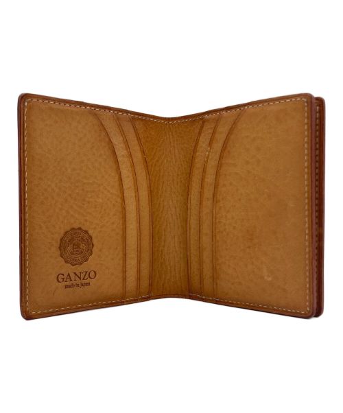 GANZO（ガンゾ）GANZO (ガンゾ) THIN BRIDLE/シンブライドル 2つ折り財布 ブラウンの古着・服飾アイテム