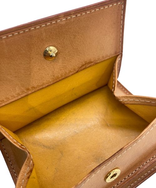 GANZO（ガンゾ）GANZO (ガンゾ) THIN BRIDLE/シンブライドル 2つ折り財布 ブラウンの古着・服飾アイテム