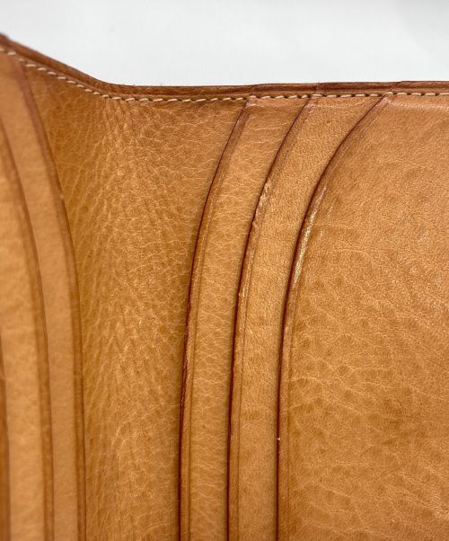 GANZO（ガンゾ）GANZO (ガンゾ) THIN BRIDLE/シンブライドル 2つ折り財布 ブラウンの古着・服飾アイテム