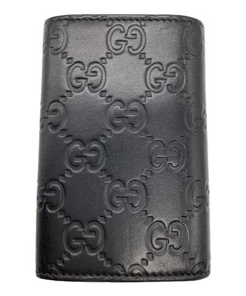 GUCCI（グッチ）GUCCI (グッチ) 6連キーケース ブラックの古着・服飾アイテム