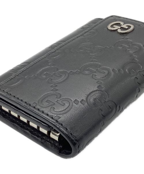 GUCCI（グッチ）GUCCI (グッチ) 6連キーケース ブラックの古着・服飾アイテム