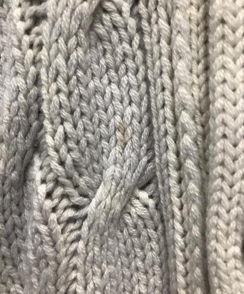 Cruciani（クルチアーニ）Cruciani (クルチアーニ) カシミヤケーブルニットカーディガン グレー サイズ:SIZE 52の古着・服飾アイテム