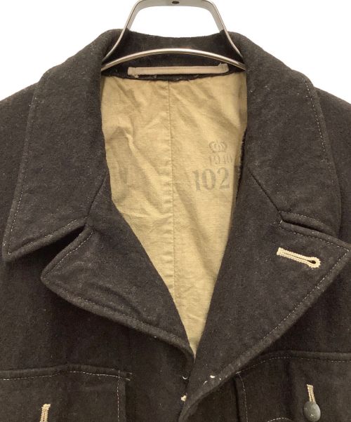 MILITARY（ミリタリー）MILITARY (ミリタリー) ミリタリージャケット　メルトンウールジャケット/スウェーデン軍/40S~/VINTAGE/古着 ブラウン サイズ:-の古着・服飾アイテム