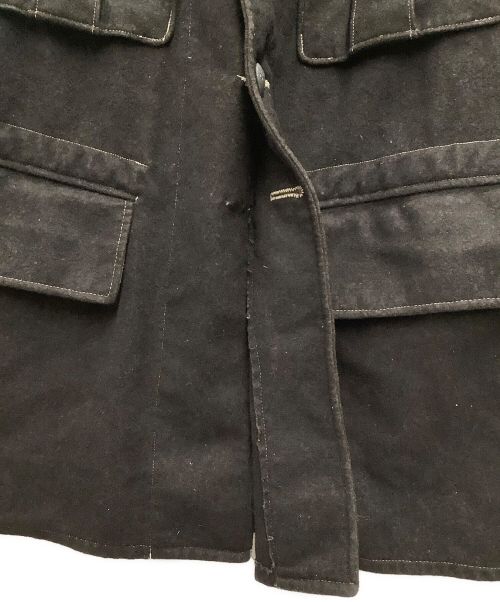 MILITARY（ミリタリー）MILITARY (ミリタリー) ミリタリージャケット　メルトンウールジャケット/スウェーデン軍/40S~/VINTAGE/古着 ブラウン サイズ:-の古着・服飾アイテム