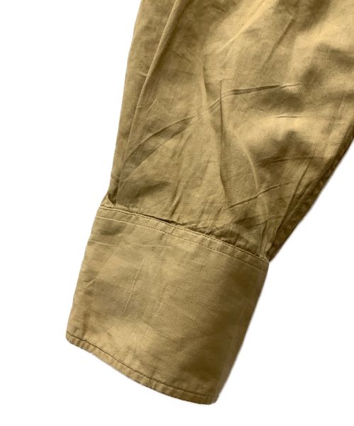 US ARMY（ユーエスアーミー）US ARMY (ユーエス アーミー) 40S~　チノシャツ カーキ サイズ:Sの古着・服飾アイテム