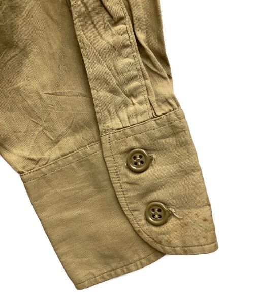 US ARMY（ユーエスアーミー）US ARMY (ユーエス アーミー) 40S~　チノシャツ カーキ サイズ:Sの古着・服飾アイテム