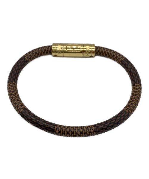 LOUIS VUITTON（ルイ ヴィトン）LOUIS VUITTON (ルイ ヴィトン) ブラスレ・キープイット ダミエ・エベヌ ブラウンの古着・服飾アイテム