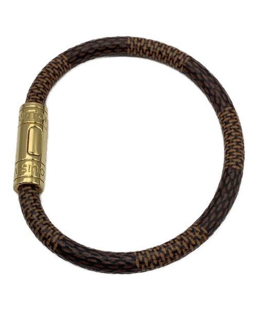 LOUIS VUITTON（ルイ ヴィトン）LOUIS VUITTON (ルイ ヴィトン) ブラスレ・キープイット ダミエ・エベヌ ブラウンの古着・服飾アイテム