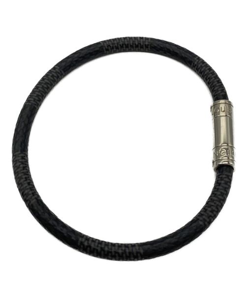 LOUIS VUITTON（ルイ ヴィトン）LOUIS VUITTON (ルイ ヴィトン) ブラスレ・キープイット ダミエ・エベヌ ブラックの古着・服飾アイテム